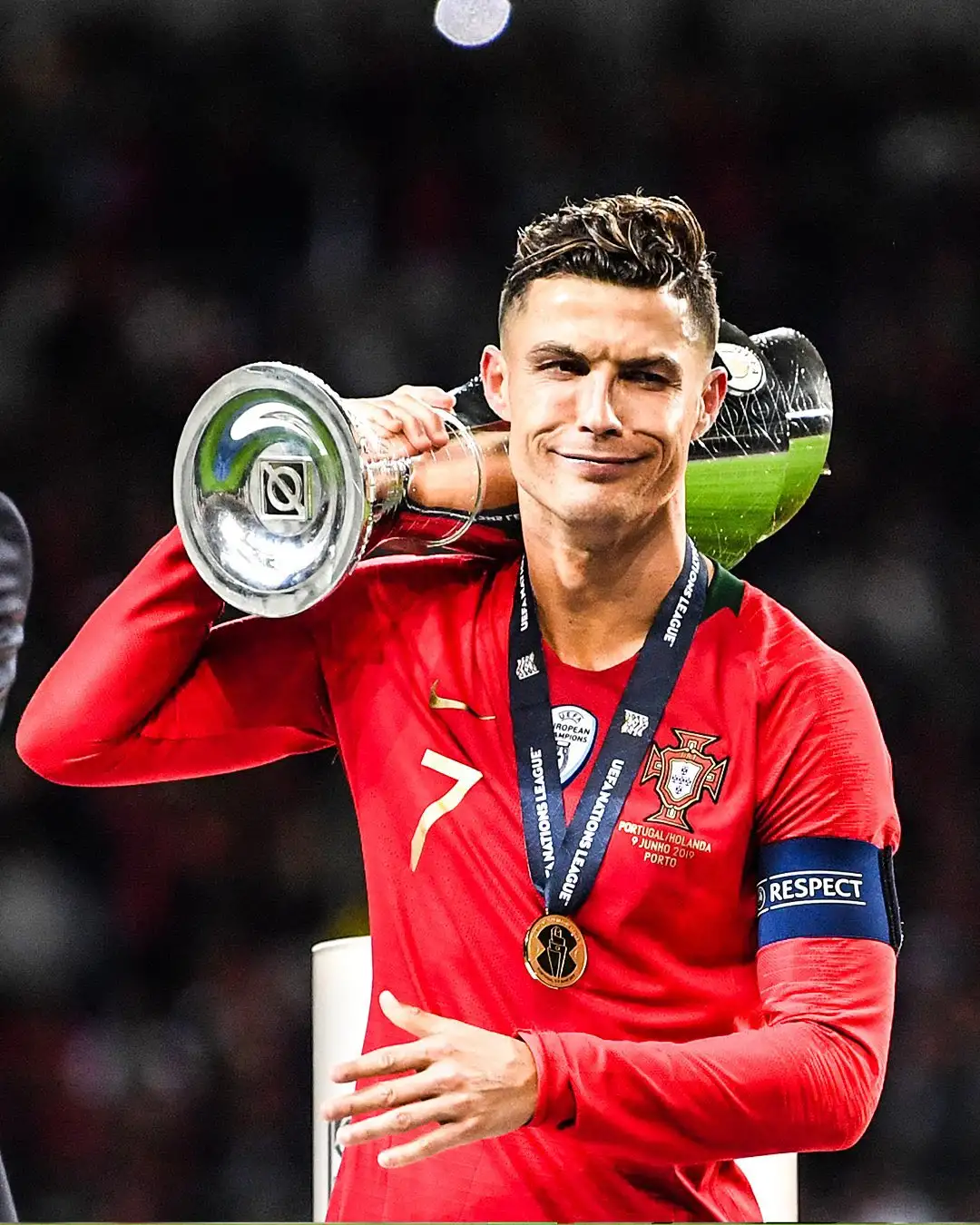 Cristiano Ronaldo con la selección de Portugal