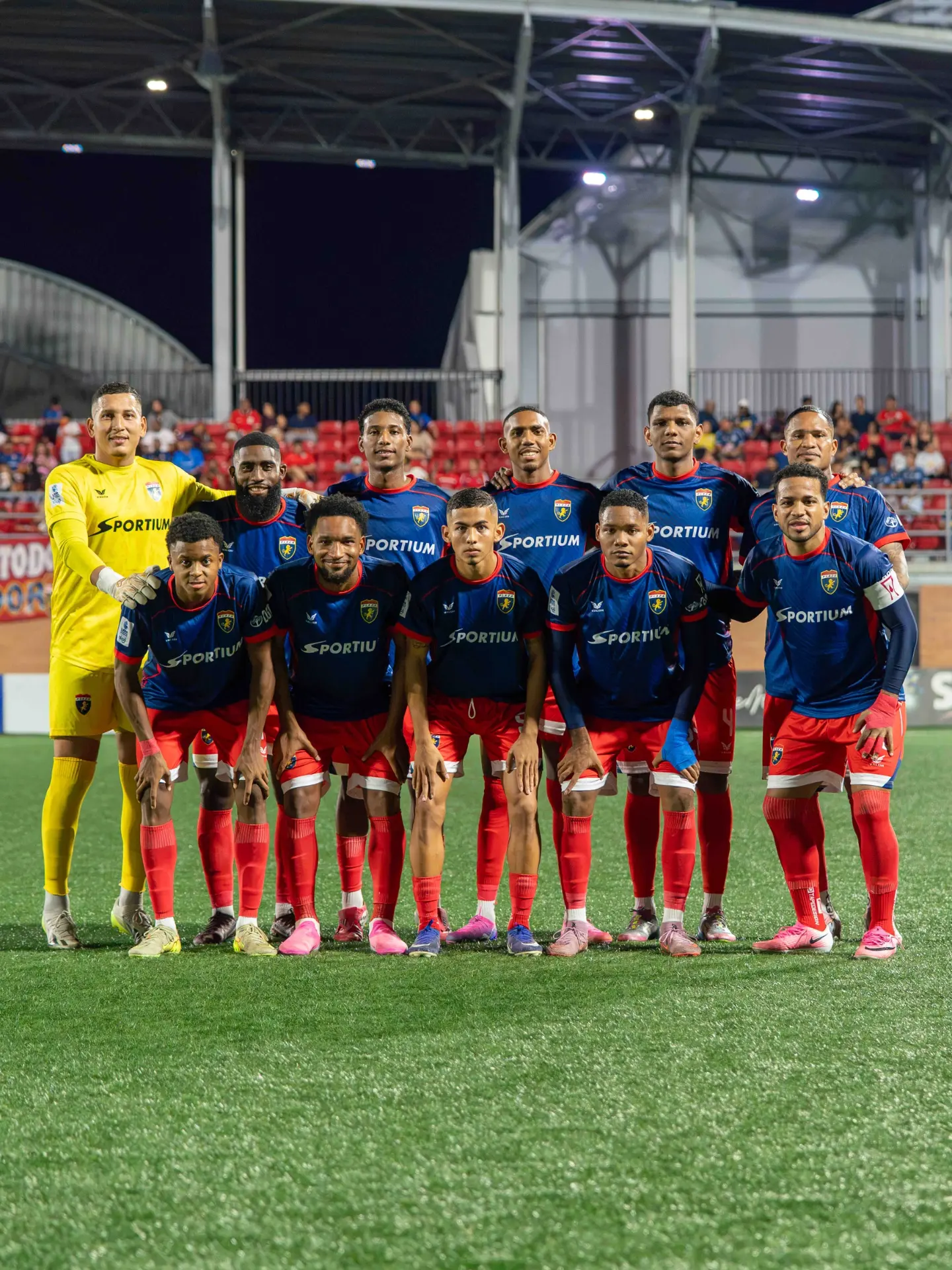 Plaza Amador en otra escena del partido ante Veraguas United